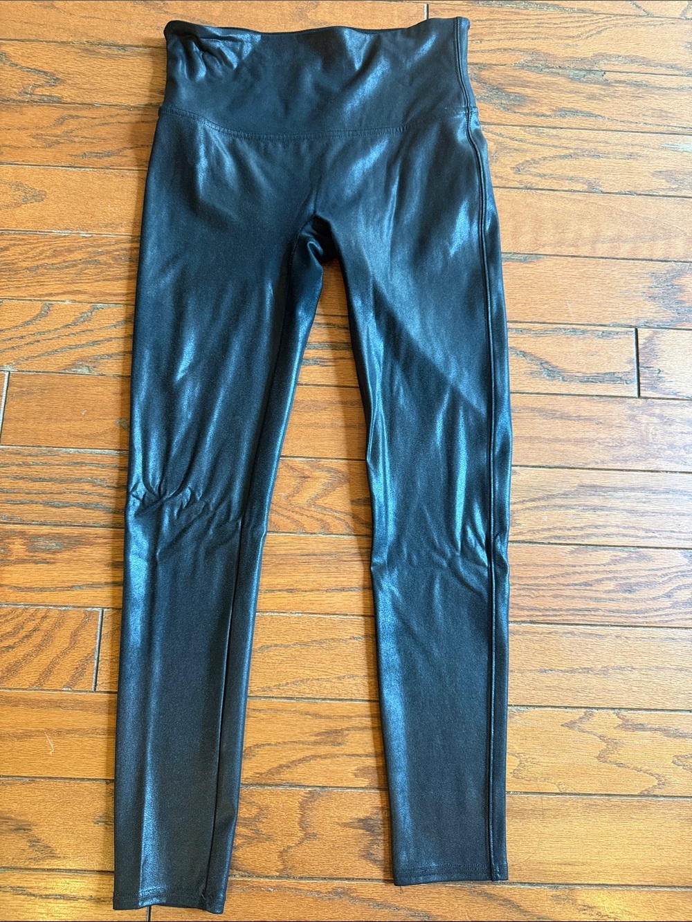 Spanx High-Waist Faux Leather Leggings